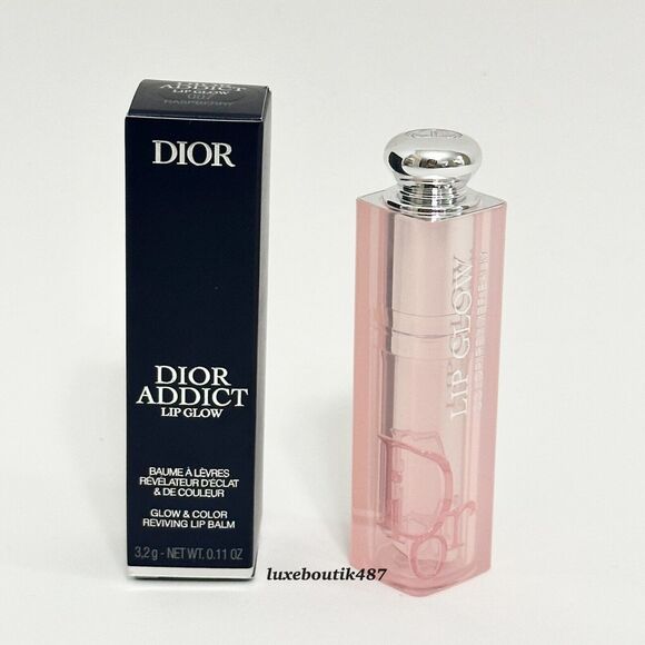 Dior Addict Lip Glow Color Reviving Lip Balm 007 Raspberry - Picture 1 of 3